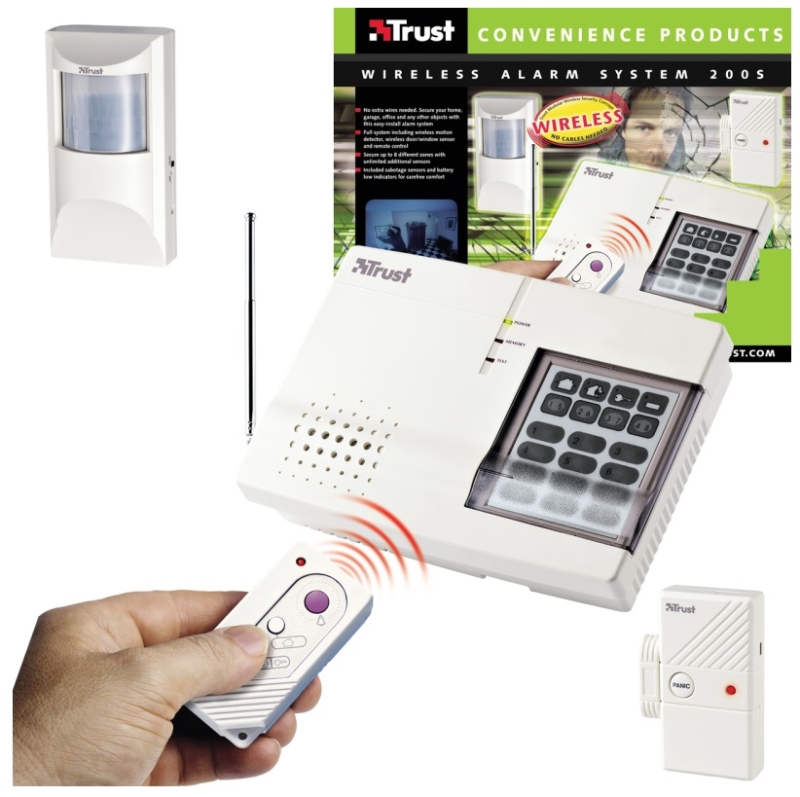 TRUST ZWIRELESS ALARM TRUST SYSTEM 200S